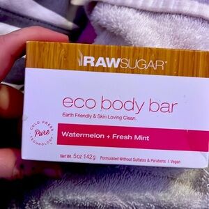 Raw Sugar Eco Bar Soap Watermelon + Fresh Mint
